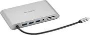Kensington UH1440P 10-in-1 Dual Monitor USB-C Hub, Laptop Docking Stations with DisplayPort/HDMI/VGA Ports, SD & Micro SD Card Readers, 85W Charging for Thunderbolt 3/4 and USB-C Devices (K33853WW)