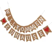 Welcome Home German Housewarming Vintage Decoration Extra Supplies