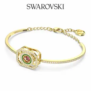 SWAROVSKI 施華洛世奇 Alea 手鐲 漸層色, 鍍金色色調