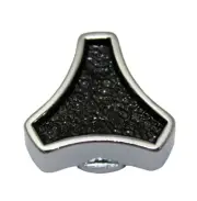 Tri-Bar 1/4"-20 & 5/16"-18 Chrome Mini Aluminum Air Cleaner Wing Nut Chevy Ford
