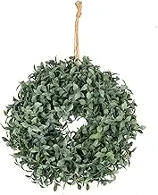 Artificial Wicker Door Wreath Realistic Soft Texture Indoor Outdoor All Season Decoration Rustic Farmhouse Porch Wedding Christmas Home Decor