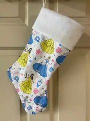 Princess ( white background) Christmas Stocking