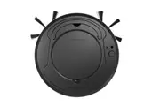 Smart Robot Cleaner with Mop Auto Sweeping Dirt Dust Floor Sweeper Automatic Obstacle Avoidance-Black