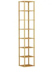 Artiss 8 Pair Shoe Stackable Rack Pine
