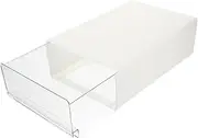 Angoily Desktop Storage Drawer Box Transparent Multi Organizer for Home Office Stackable and Convenient Storage for Items Lightweight Design