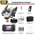 S160 Drone Remote Control Screen Shows 8K Folding Quadcopter Aerial Photography