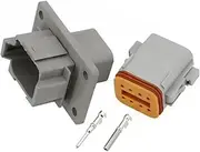 5 Sets DT Waterproof Wire Connector DT04-8P-L012 Male/Female 8 Pin Automotive Sealed Plug with Pins