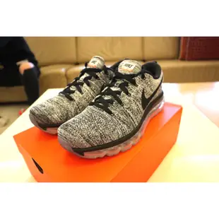 NIKE FLYKNIT MAX 銀色衝浪手