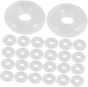 Ciieeo 80pcs Silicone Charm Stoppers Stopper Beads for Bracelets Charm Spacers for Snake Chain Bracelets