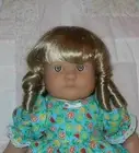 Global CARLOTTA Doll Wig 11/12 (BIG) BLONDE Sausage Roll Curls & Bangs NWT