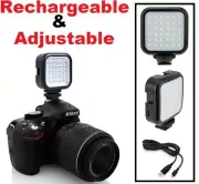 LED Light Set With Power Kit for Canon EOS Rebel T6i T6s 750D 760D