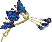 [SHERCHPRY] Women Clip Butterfly Hairpin Metal Hair Clamp Embroidered for Daily Use