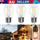 15X LED Bulbs E27 S14 Outdoor Edison Bulb for Festoon String Lights Shatterproof