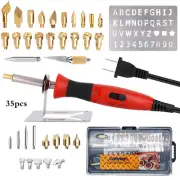 Home Wood Burning Kit With Cutting Blade,Stencils For Pyrography Burning Tips