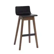 Modern Furniture AVA 44x88cm Bar Stool - Black & Walnut