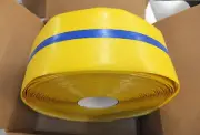 CONDOR CON4RYBCTR 4” X 100ft YELLOW W/BLUE STRIPE FLOOR TAPE**SEE DESCRIPTION**