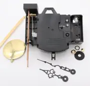 QUARTZ BIM BAM STRIKE PENDULUM CLOCK MOVEMENT KIT WITH CHIME RODS AND PENDULUM