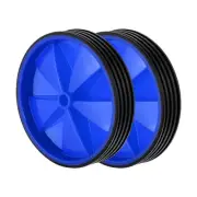 Bike Training Wheels, 1 Pair Bicycle Assist Wheels for Girls Bike, Blue