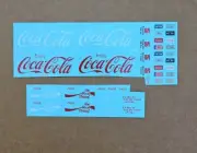 AMT 1/25 1977 FORD DELIVERY VAN COCA-COLA DECAL SHEET