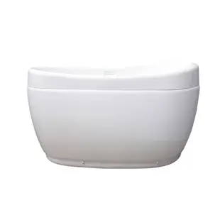 海夫健康生活館 ITAI一太 浴缸系列 淨白簡約大空間 雙層獨立式浴缸 ET803