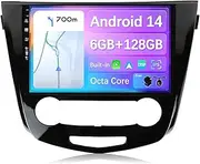 BXLIYER - [6G+128G] -Android 13 IPS Car Stereo Fit Nissan Qashqai J11 X-Trail Rouge (2014-2018) - Built-in Carplay/Android Auto - Camera + MIC - 10.1 Inch 2 Din - Steering Wheel DAB Fast-boot 360-CAM