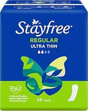 Stayfree Ultra Thin Regular Pads No Wings 14 Pack