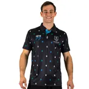 AFL 'Mulligan' Golf Polo - Port Adelaide Power - Adult - Mens - Polo