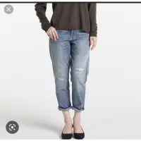 在飛比找蝦皮購物優惠-uniqlo women slim boyfriend fi