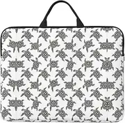 Animals Sea Turtles Print Stylish 14in Polyester Laptop Bag Carry Laptop Bag With Water-Resistant Feature, Black, One Size