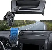RYUREI Upgraded Phone Mount for Jeep Wrangler JK JKU 2018 2017 2016 2015 2014 2013 2012 2011, Dash Multi-Mount Phone Holder Kit w/Storage Tray Interior Accessories