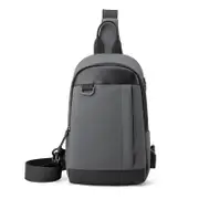 Waterproof Men Chest Bag Multifunctional Shoulder Crossbody For Riding And Casual Use