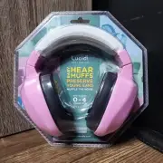 Lucid Audio Baby Hear Muffs Hearing EAR Protection 0-4 Years PINKSEALED