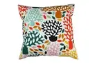 100% Cotton Cushion - Multi-Colored Modern Tree Design 45 x 45 cm