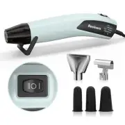Resiners Heat Gun, Mini Dual Temp Hot Air Gun Crafts Tool with 3 Nozzles, 350