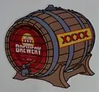 XXXX BEER KEG BUMPER STICKER FOR MANCAVE FRIDGE ESKY ETC