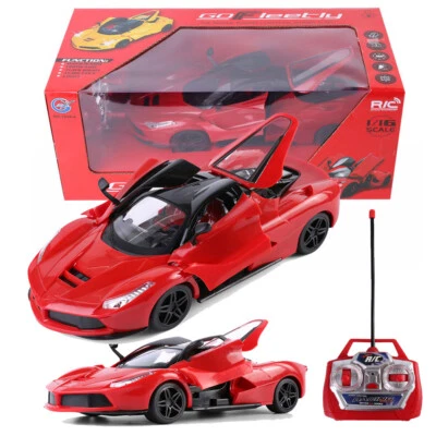 Remote Control Turbo Fleet Race Toy Car Convertible Vehicle Model Christmas Gift