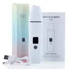 Ultrasonic Skin Scrubber Peeling Shovel EMS Microcurrent Ion Acne Blackhead Remo