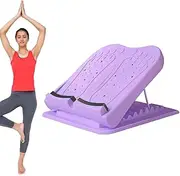 Hamstring Stretcher, Adjustable Incline Calf Stretch Wedge, 11.02x9.06 Inches Slant Board, Portable Home Gym Equipment for Women, Men, Professionals, Beginners