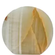 Bookend Natural Yellow Gold Citrine Half Sphere Quartz Crystal 13.2 lbs 7"x 6.5"