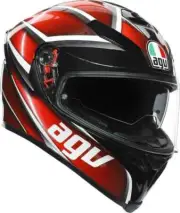Full Face Helmet AGV K5 s Tempest Black Red TG Xs Helmet Casque
