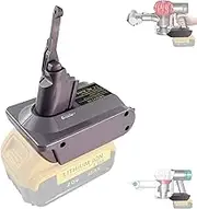for Dewalt to for Dyson V7 &V8 Adapter, for Dewalt 20V 60V Battery Work for Dyson V7 & V-8 Absolute Animal Fluffy Motorhead Trigger Cordless Stick Vacuum Cleaner