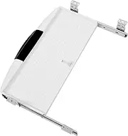 KONTONTY Type Keyboard Tray with Mouse Pad Ergonomic Slide Rail for Under Desk Dual Design for Efficient Workspace Organization Silent Operation Modern Office Accessory