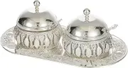 LCSVCCXA Conditions Colders Pots Pots Spices of Servants Together with Cover Spoon for Seasoning at The Storage Spoon for Pepper Pepper