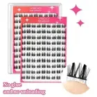 Manga Self-adhesive Lash Clusters Reusable DIY Lash Extensions Women