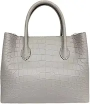 [Generic] Exotic Genuine Crocodile Skin Women Handbag Authentic Alligator Leather Lady Large Shoulder Bag Female Work Purse