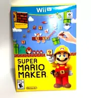 Mario Maker/ Nintendo Wii U - Case, Inserts Only/No Game