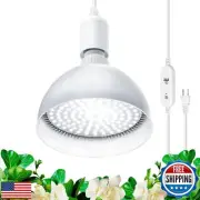 Barrina LED Grow Light Bulb with Timing and Hanging System, 25W Full Spectrum
