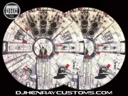 Millenium Dj Slipmats (pair) sl1200mk2 mk5 m3d m5g Technics or any turntable