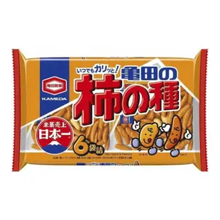 KAMEDA 龜田制果 柿種米果花生零食 原味 180g 6袋入