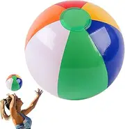 Beach Inflatable Ball Toy - Colorful Inflatable Beach Balls, Kids Toys | Water Balls Parties Favors Games Swimming Pool Toys Set, Portable Water Playing Ball for Kids, (22cm, 25cm, 35cm)
